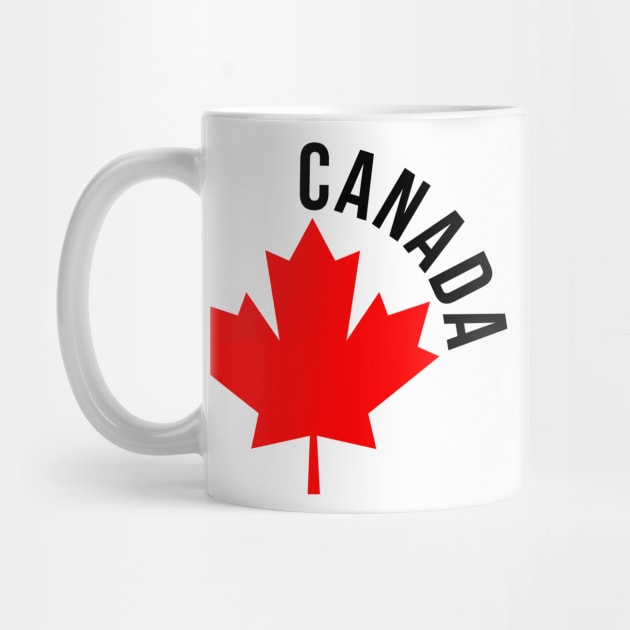 Red Canadian Maple Leaf by TRNCreative